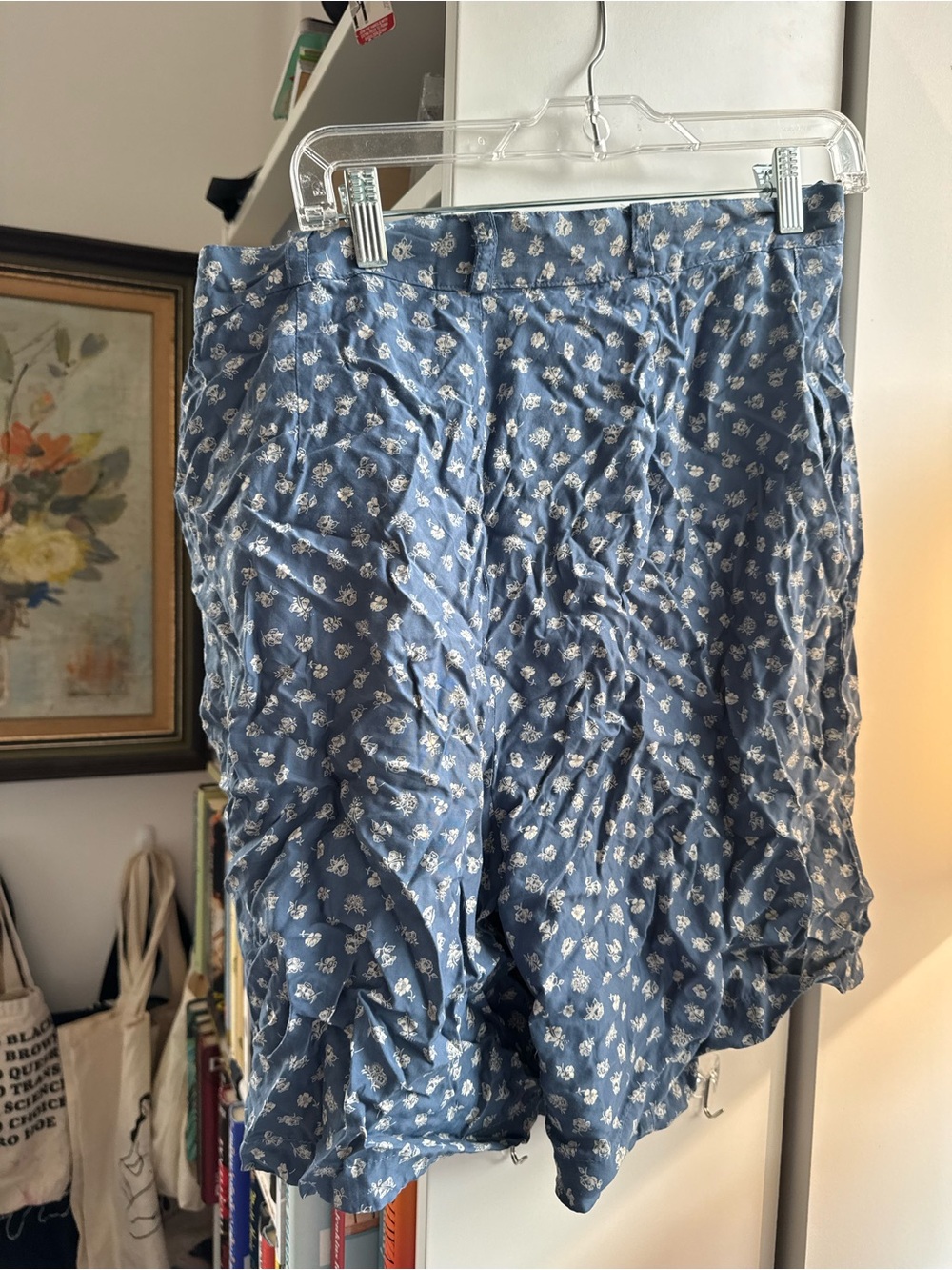 Blue Floral Women’s Shorts